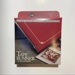 Creative Memories Red Tape Runner Box
